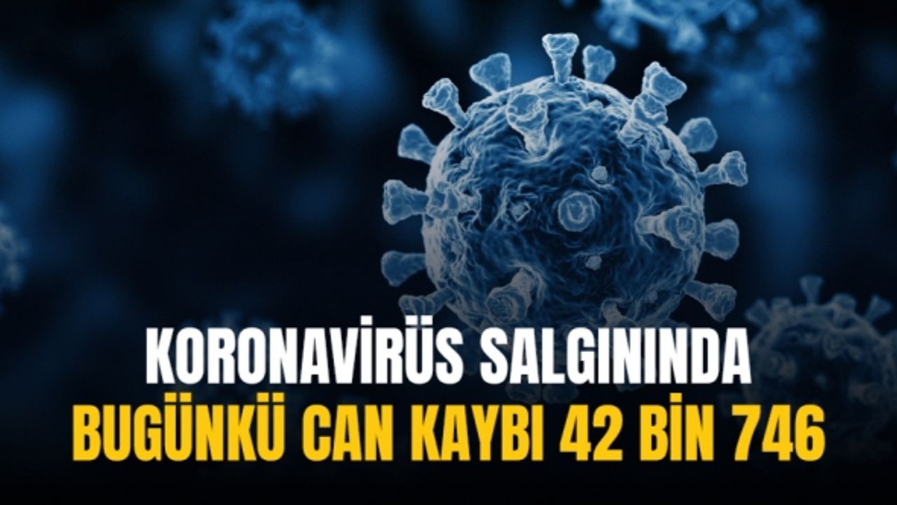 Koronavirüs salgınında can kaybı 42 bin 746'ya yükseldi