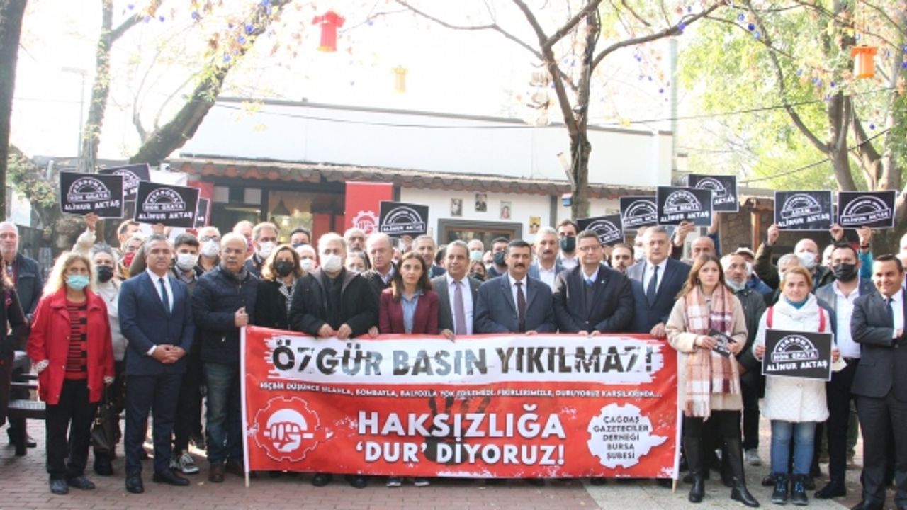 ÇGD Bursa'dan Alinur Aktaş'a sert tepkiler