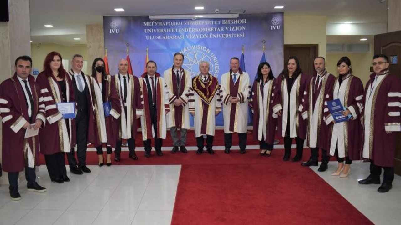 Uluslararası Vizyon Üniversitesi 4. mezunlarını verdi