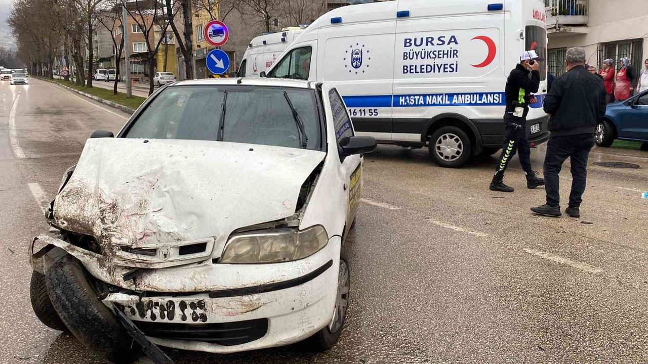Bursa’da sağanak yağış sonrası kaza