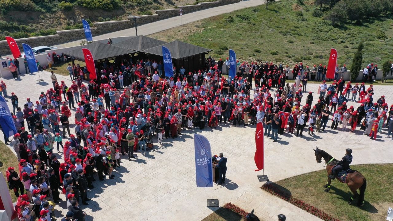 Bursalılardan Kireçtepe Jandarma Şehitliği’nde şehit ecdada vefa