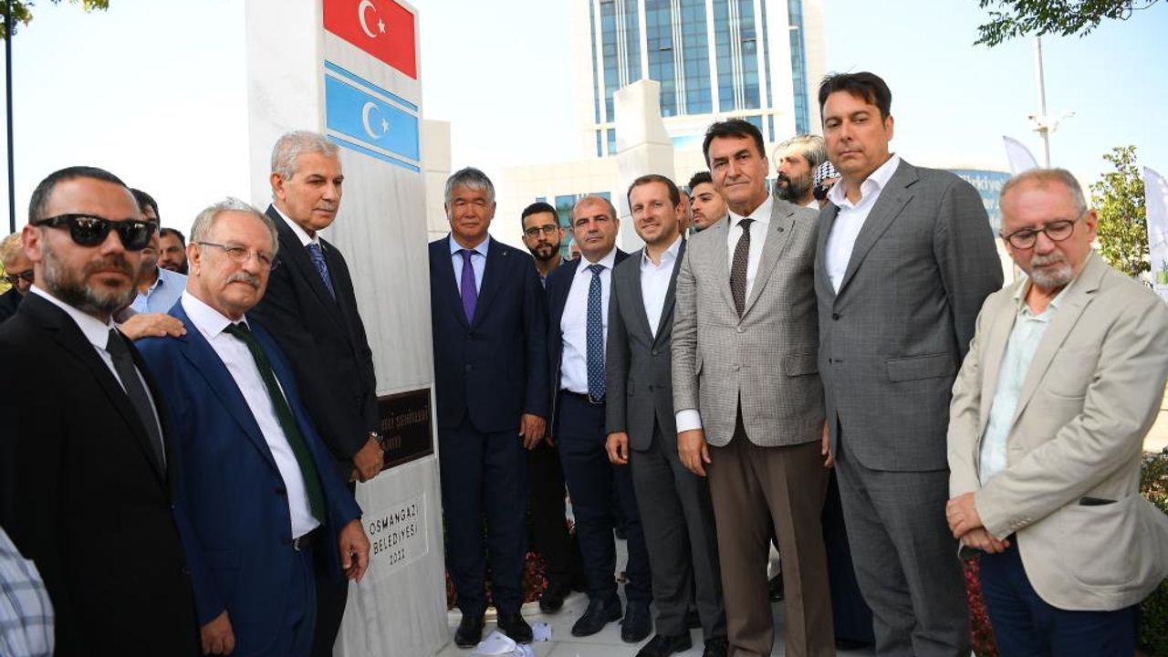Türkmeneli Şehitler Anıtı Osmangazi'de törenle açıldı