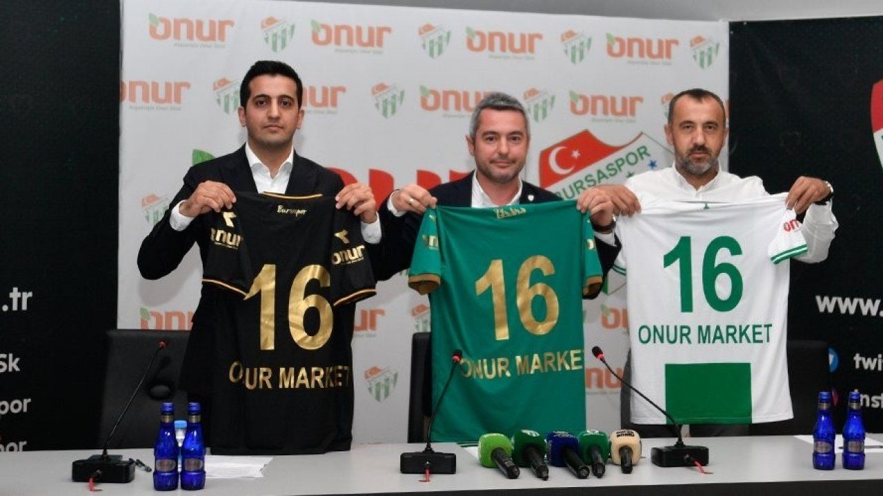 Bursaspor'un kol sponsoru market zincirinden