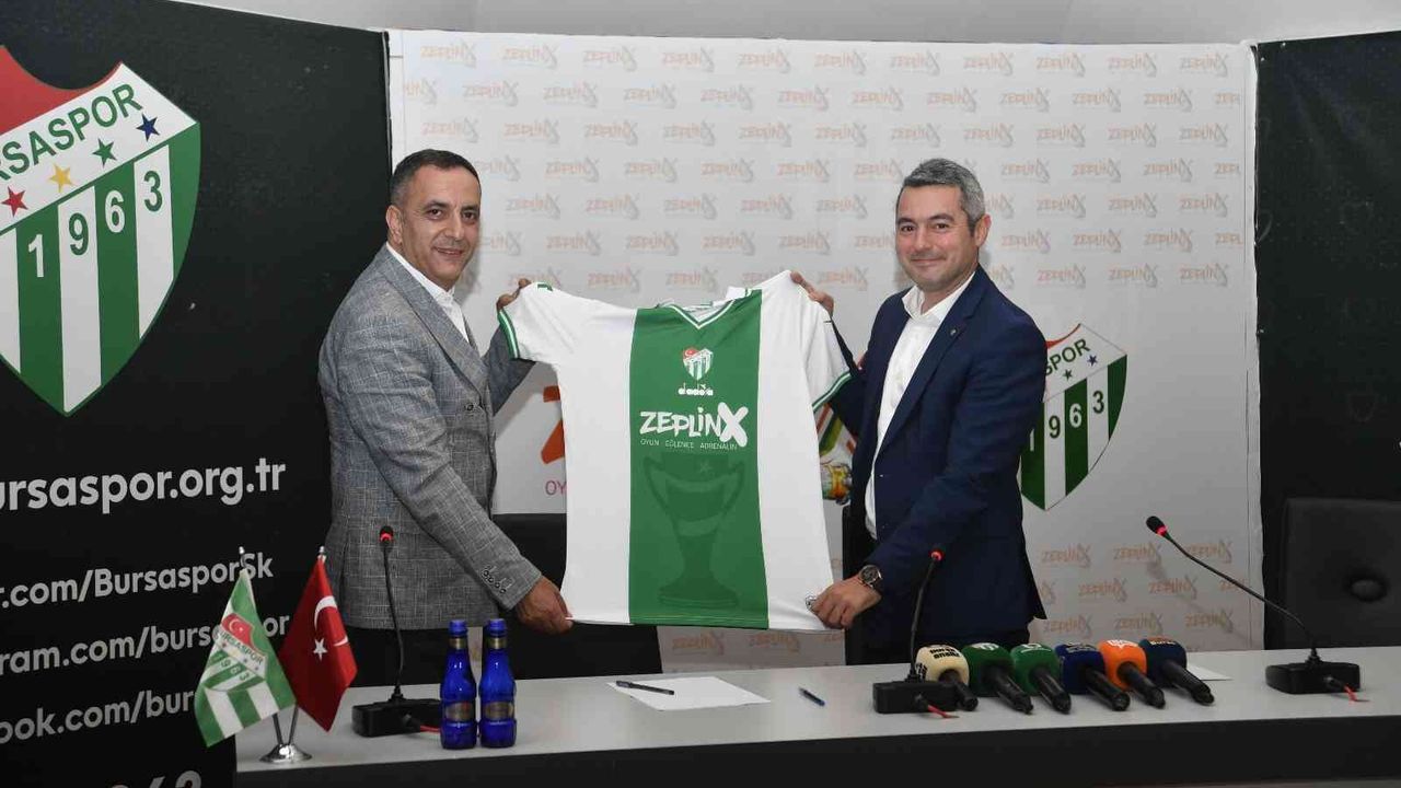 Bursaspor’un göğüs sponsoru Zeplinx oldu