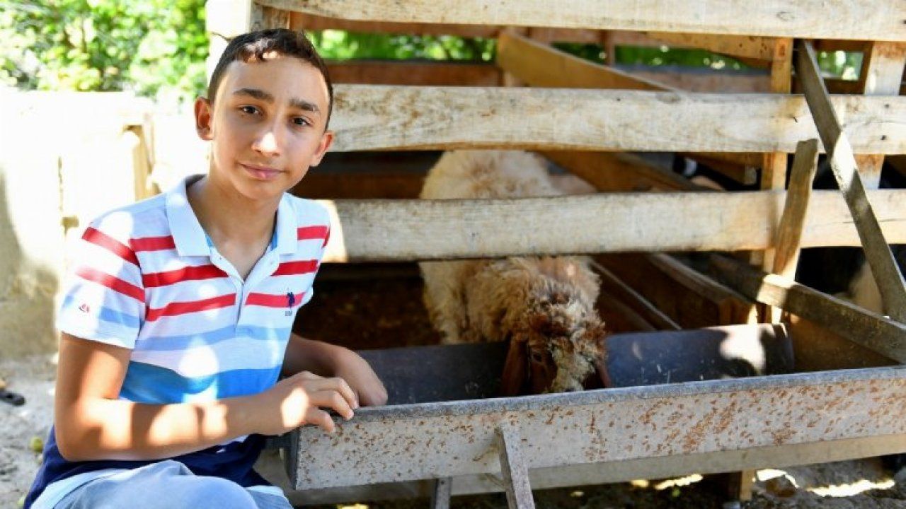 13 yaşındaki çobanlık yapan öğrencinin büyük başarısı