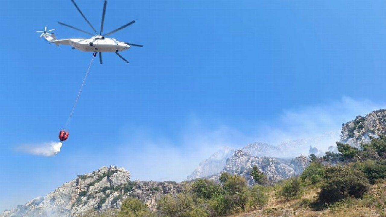 Hatay'da Habib-i Neccar Dağı'ndaki yangın kontrol altında