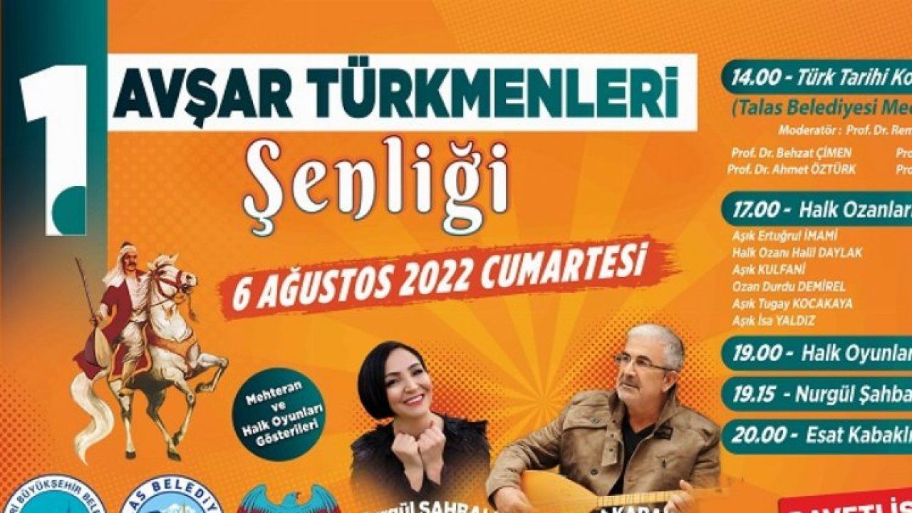 Kayseri'de Avşar Türkmenleri'nin şenlik heyecanı