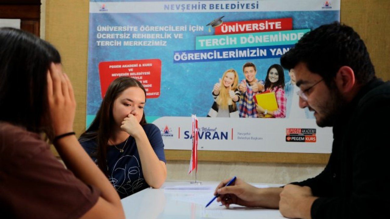 Nevşehir Belediyesi'nin YKS danışmanlığına yoğun ilgi
