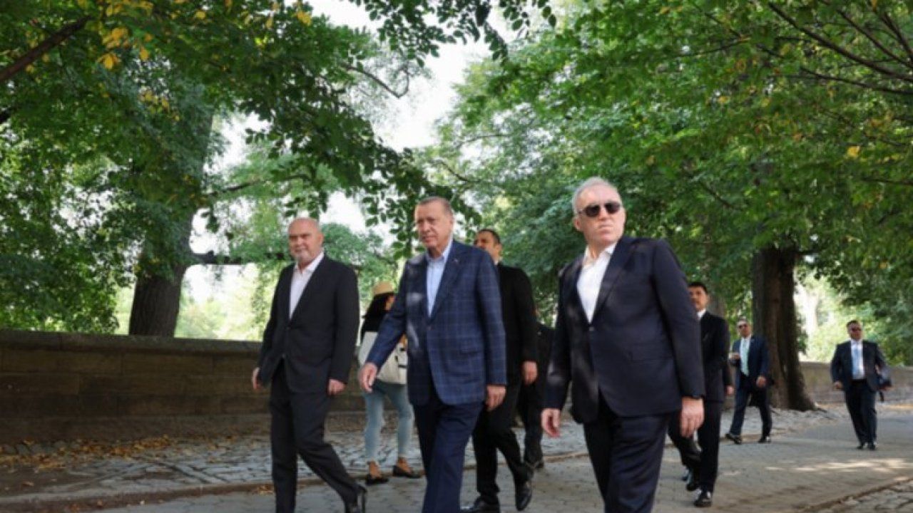 Cumhurbaşkanı Erdoğan, Central Park’ta 'huzur' turunda