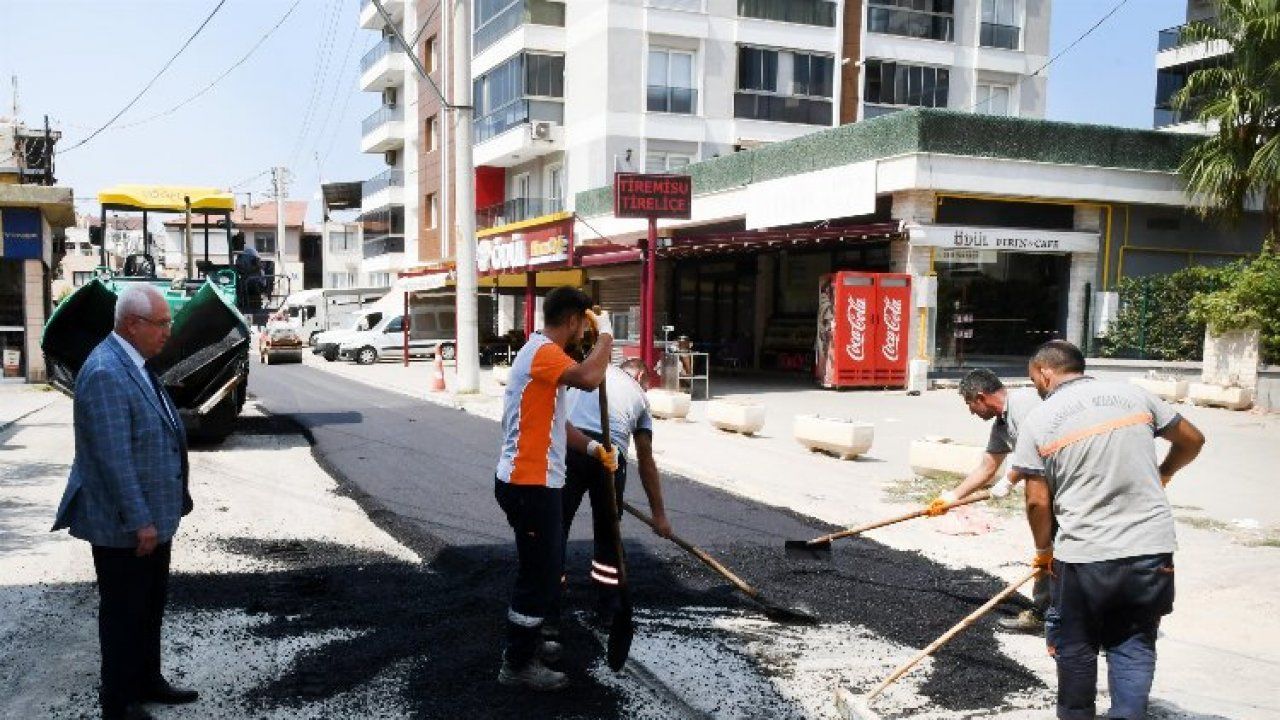 İzmir Karabağlar'ı asfaltlamaya devam