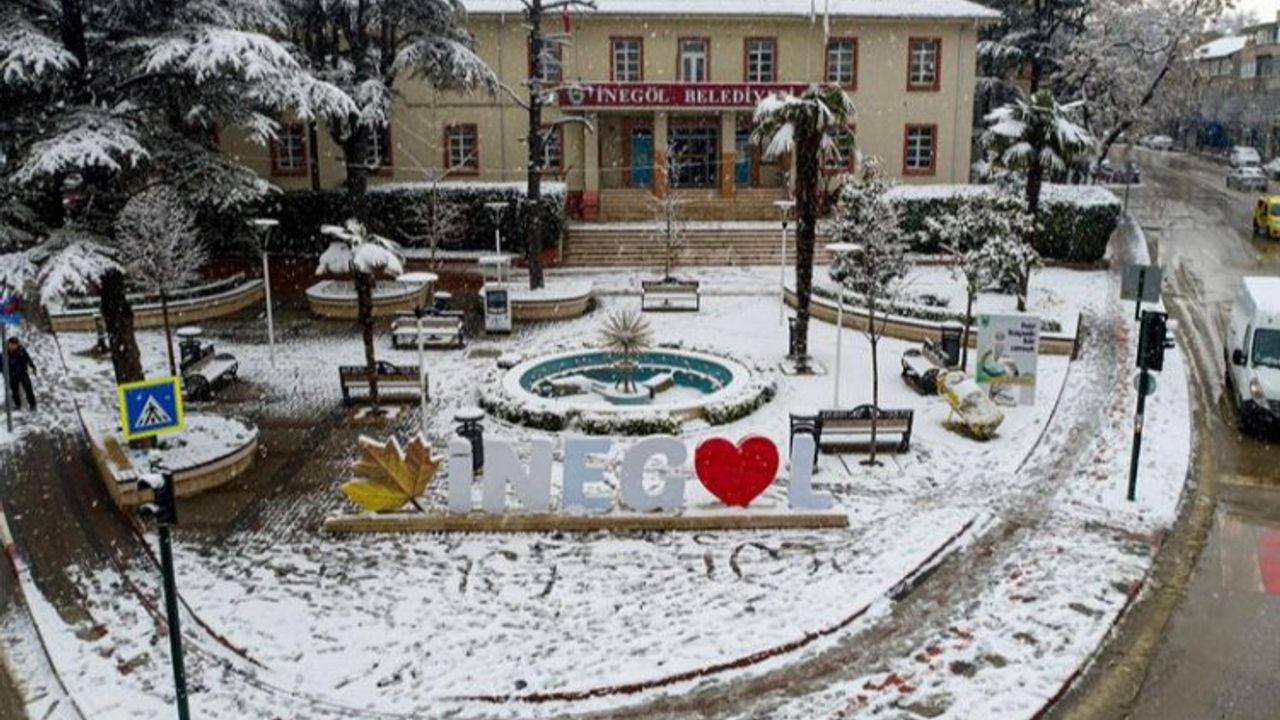 Bursa'da İnegöl 'kar'ı hazır kıta bekliyor!