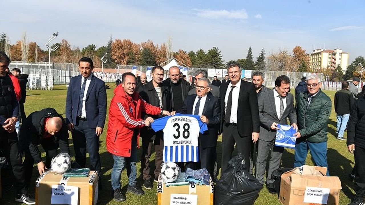 Kayseri'de amatör futbola 'büyük' destek