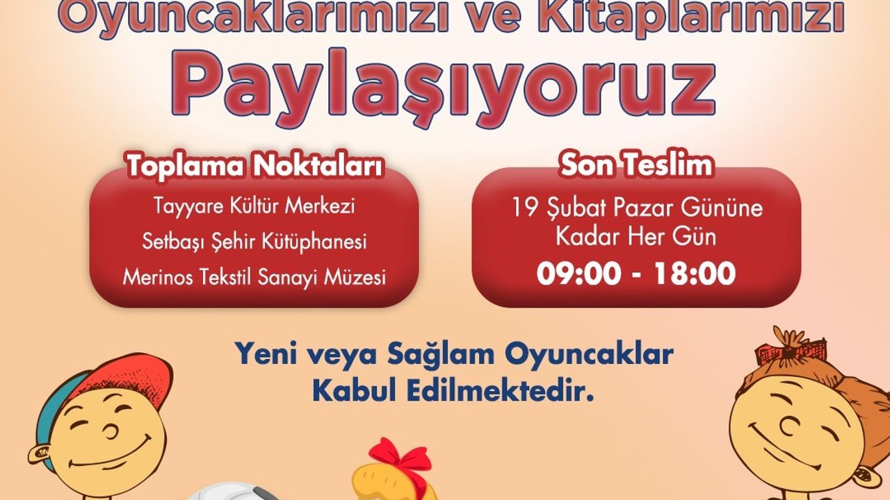 Bursa’da oyuncak kampanyası