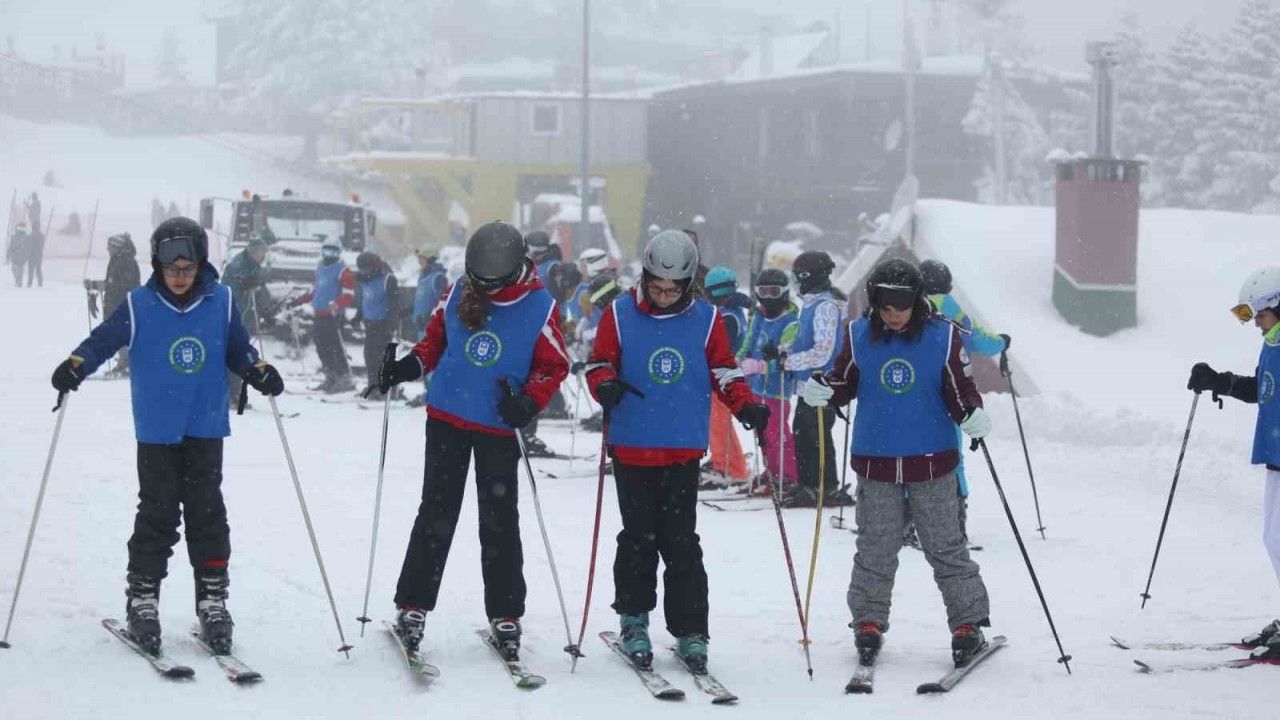 Uludağ’da kayak heyecanı başladı