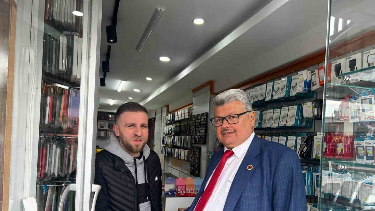 BBP Milletvekili Adayları Kemal Akyıldız ve Hasan Uslu esnafları ziyaret etti