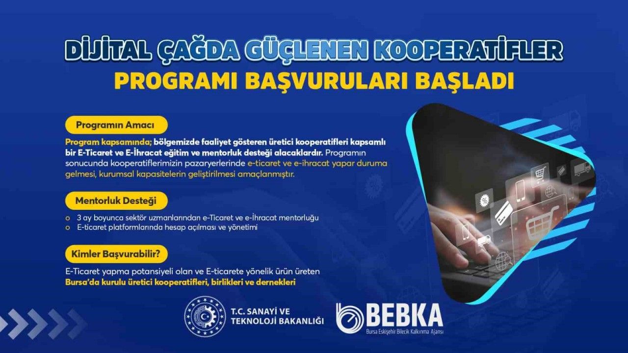 Kooperatifler, BEBKA’nın E-Ticaret Programıyla Büyüyecek!