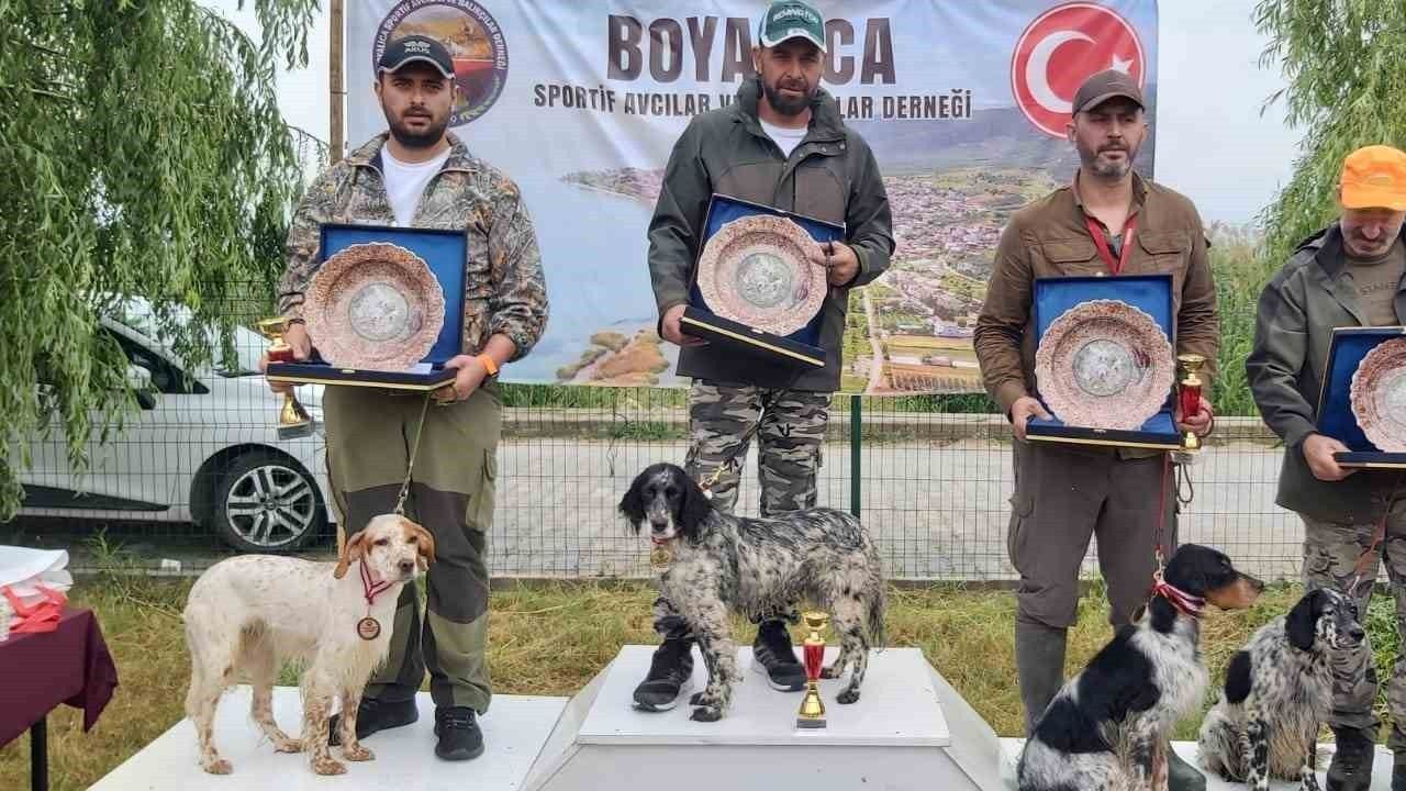 Bursa'da Avcı Köpekler yarışması