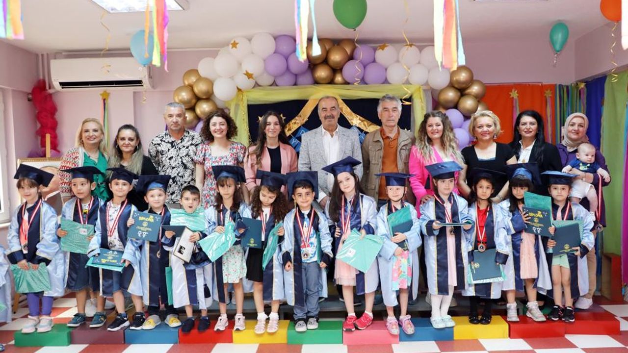 Mudanya Belediyesi Kreşlerinde mezuniyet heyecanı