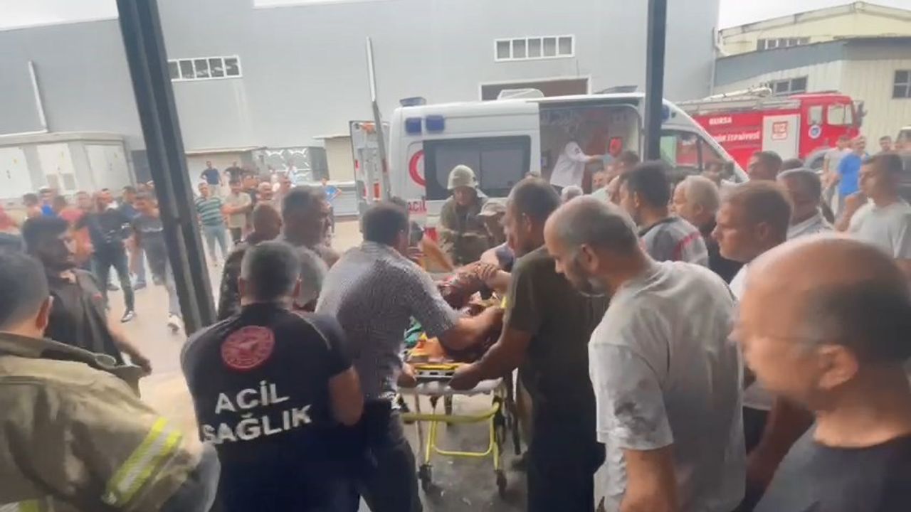 Bursa’da yakıt dolu varil bomba gibi patladı : 1 ağır yaralı