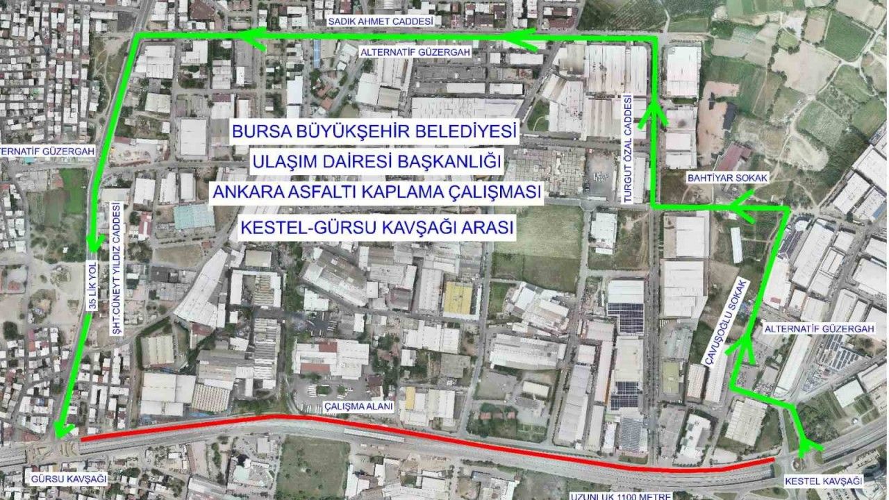 Ankara Yolu geçici süreliğine trafiğe kapatılacak!