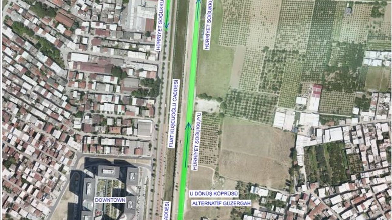 Fuat Kuşçuoğlu Caddesi’nde trafik düzenlemesi