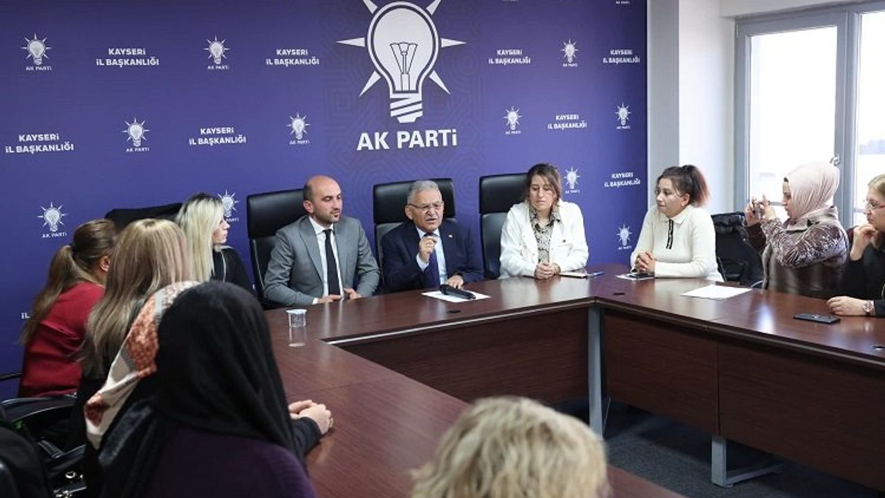 AK Parti Kayseri Melikgazi'ye hayırlı olsun ziyareti