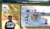 Osmangazi’de billboardlar çocukların resimleriyle donatıldı