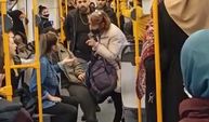 Bursa’da metroda maske takmayan gençleri uyaran yaşlı kadına hakaret!