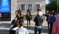 Bursa caddelerinin güvenliği atlı polislere emanet