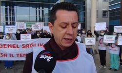 İnegöl'de sağlık çalışanları eylemi