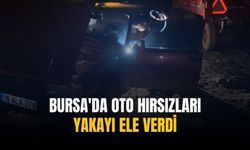 Bursa'da oto hırsızları yakayı ele verdi