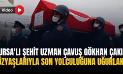 Bursa'lı şehit Uzman Çavuş Gökhan Çakır, gözyaşlarıyla son yolculuğuna uğurlandı