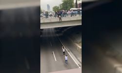 Köprüden atlayacağı sırada vatandaşlar tarafından son anda kurtarıldı