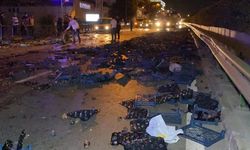 Bursa’da otomobil ile incir yüklü kamyonetin çarpıştığı kazada 2 kişi yaralandı