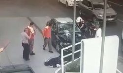 Polisten kaçan 2 kişi araçla servis bekleyen genç kadına böyle çarptı