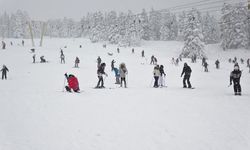 Uludağ’da hafta sonu pistler doldu taştı