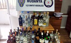 Mudanya’da 55 litre sahte içki ele geçirildi