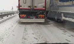 Bursa-Ankara karayolu kar ve buzlanma sebebiyle kapandı!