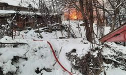 Orhaneli’nde korkutan ev yangını