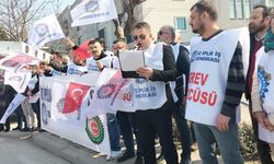 Bursa'daki işçiler için eylem yaptılar