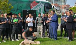 Bursaspor, yolcuk öncesi kurban kesti