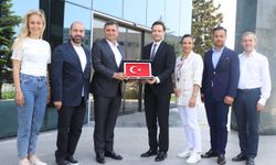 TÜGİAD Bursa'dan OİB başkanı Çelik'e hayırlı olsun ziyareti