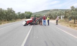 Bursa’da hafriyat kamyonu ile traktör çarpıştı!
