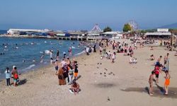 Günübirlikçiler Mudanya’da denize akın etti!