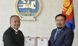 Moğolistan'dan Türkiye'ye 'dostluk madalyası'
