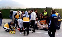 Bursa’da alkollü sürücü otomobiliyle takla attı: 5 yaralı