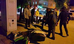 Bursa'da kaza, elektrikli bisiklet otomobille çarpıştı