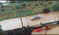 Bursa’da şiddetli yağış dereleri taşırdı!
