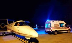 61 yaşındaki hasta ambulans uçakla tedavi için Bursa’ya getirildi!