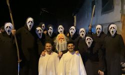 Film sahnelerini aratmayan damat eğlencesi!